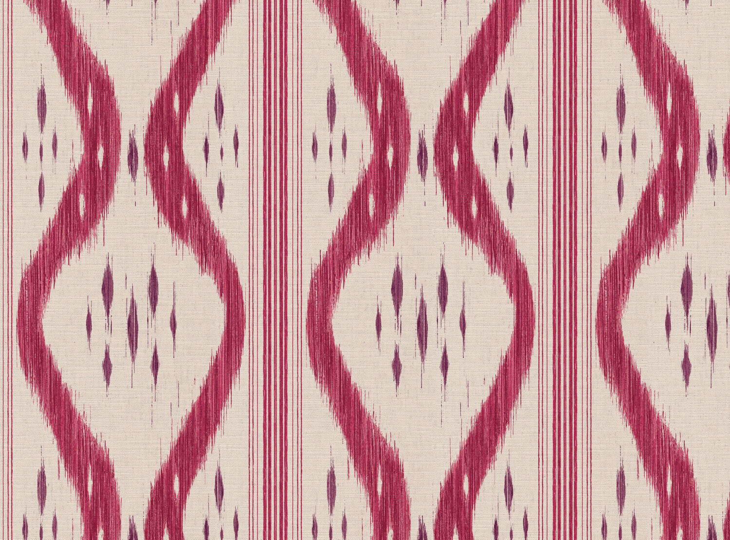 CW: Indienne red and purple | BASE: Mercia Linen