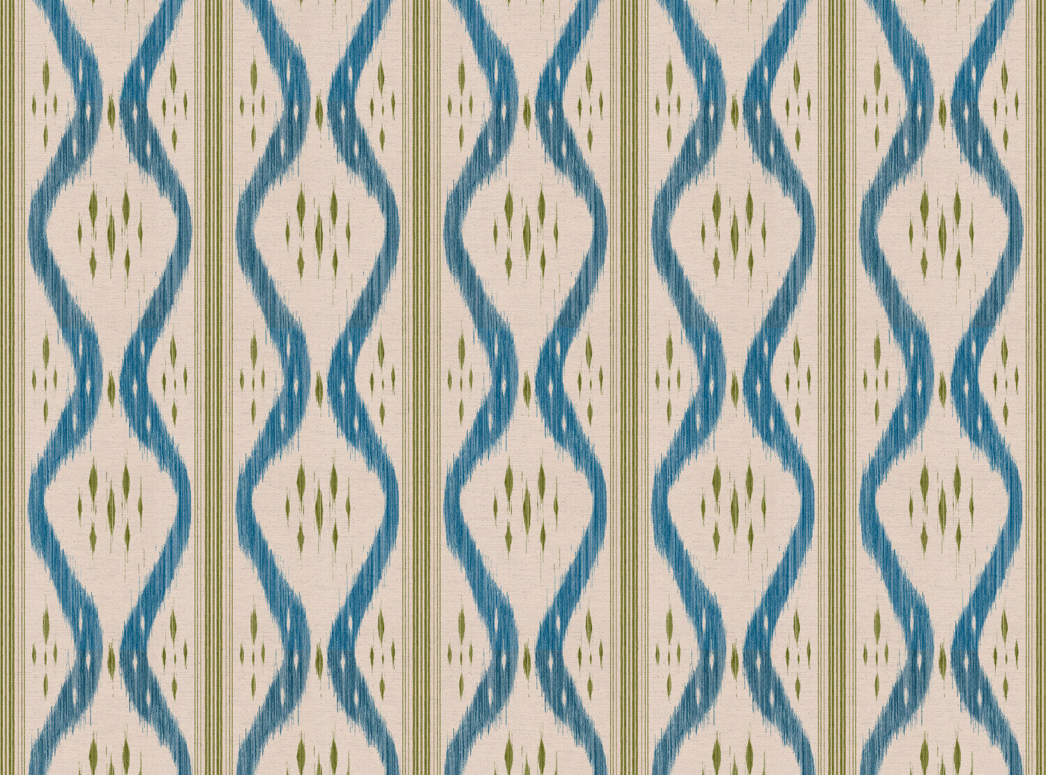 CW: Blue and moss green | BASE: Natural Luxury Linen
