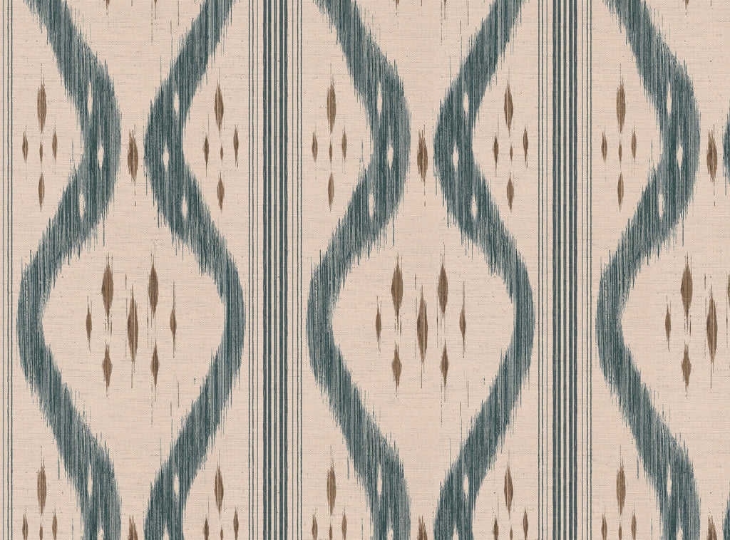 CW: Greeny blue and brown | BASE: Natural Luxury Linen