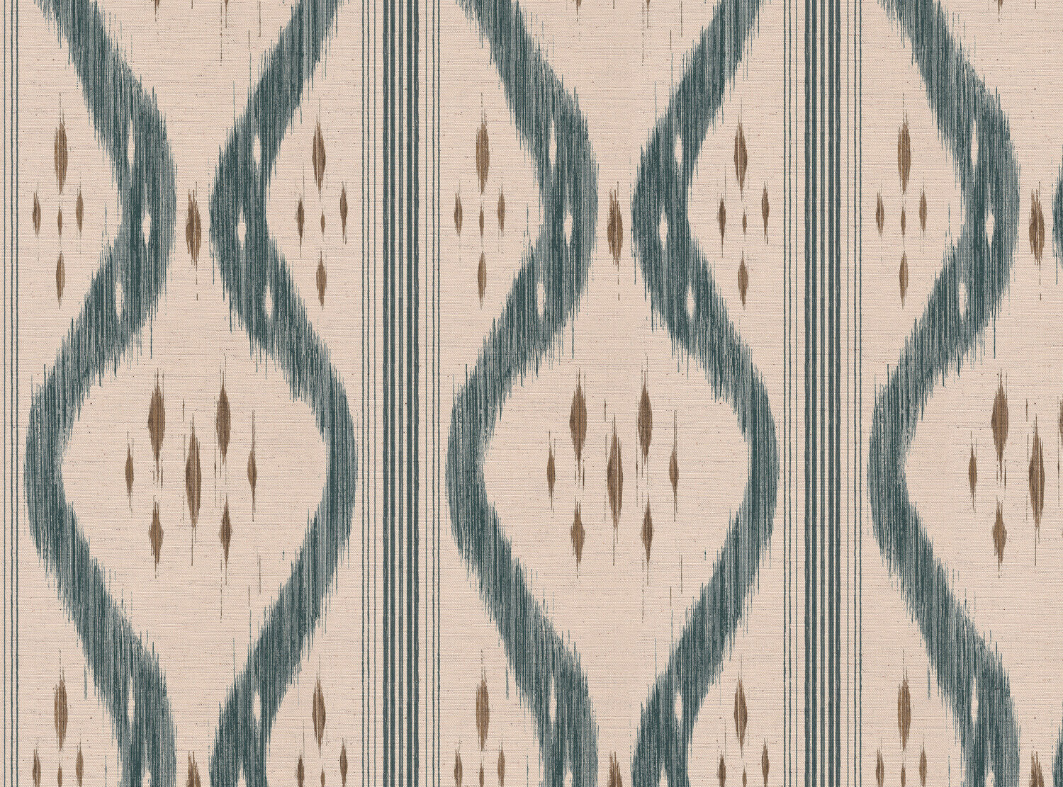CW: Greeny blue and brown | BASE: Natural Luxury Linen