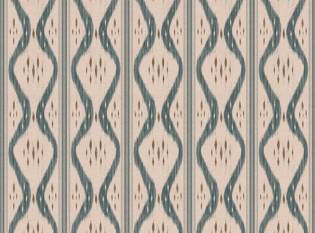 CW: Greeny blue and brown | BASE: Natural Luxury Linen