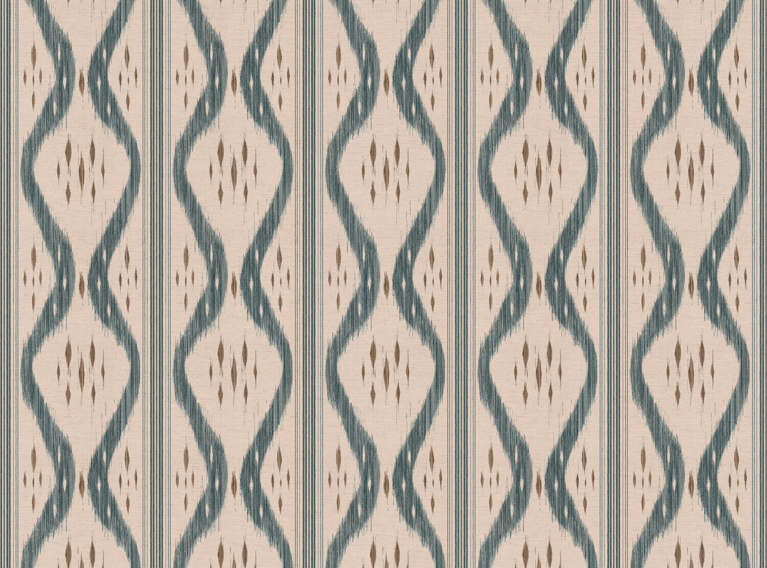 CW: Greeny blue and brown | BASE: Natural Luxury Linen