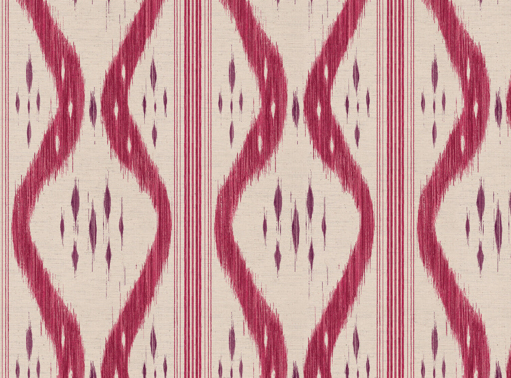 CW: Indienne red and purple | BASE: Natural Luxury Linen