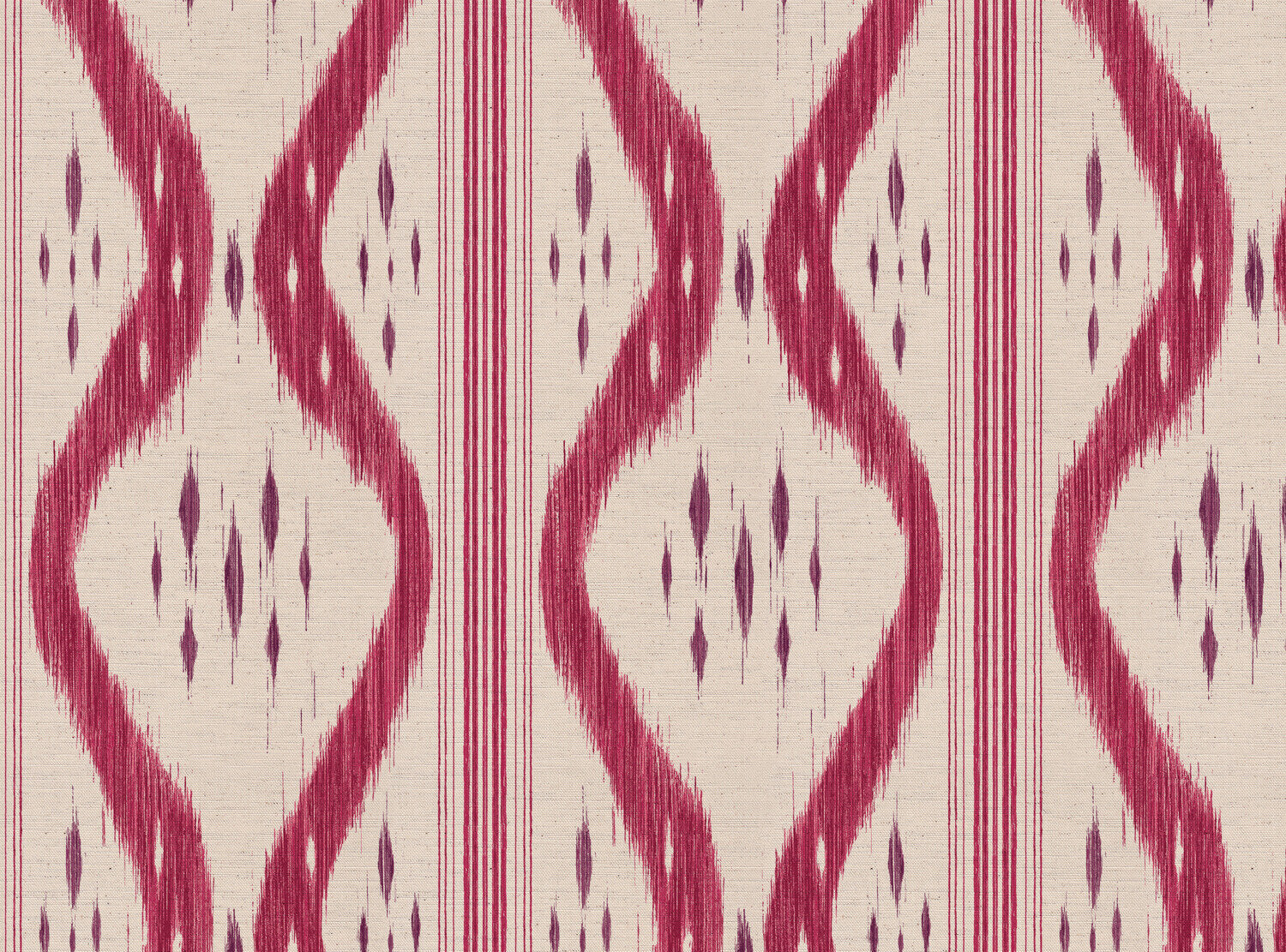 CW: Indienne red and purple | BASE: Natural Luxury Linen