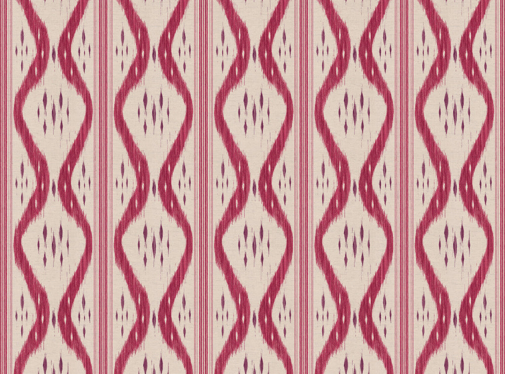 CW: Indienne red and purple | BASE: Natural Luxury Linen