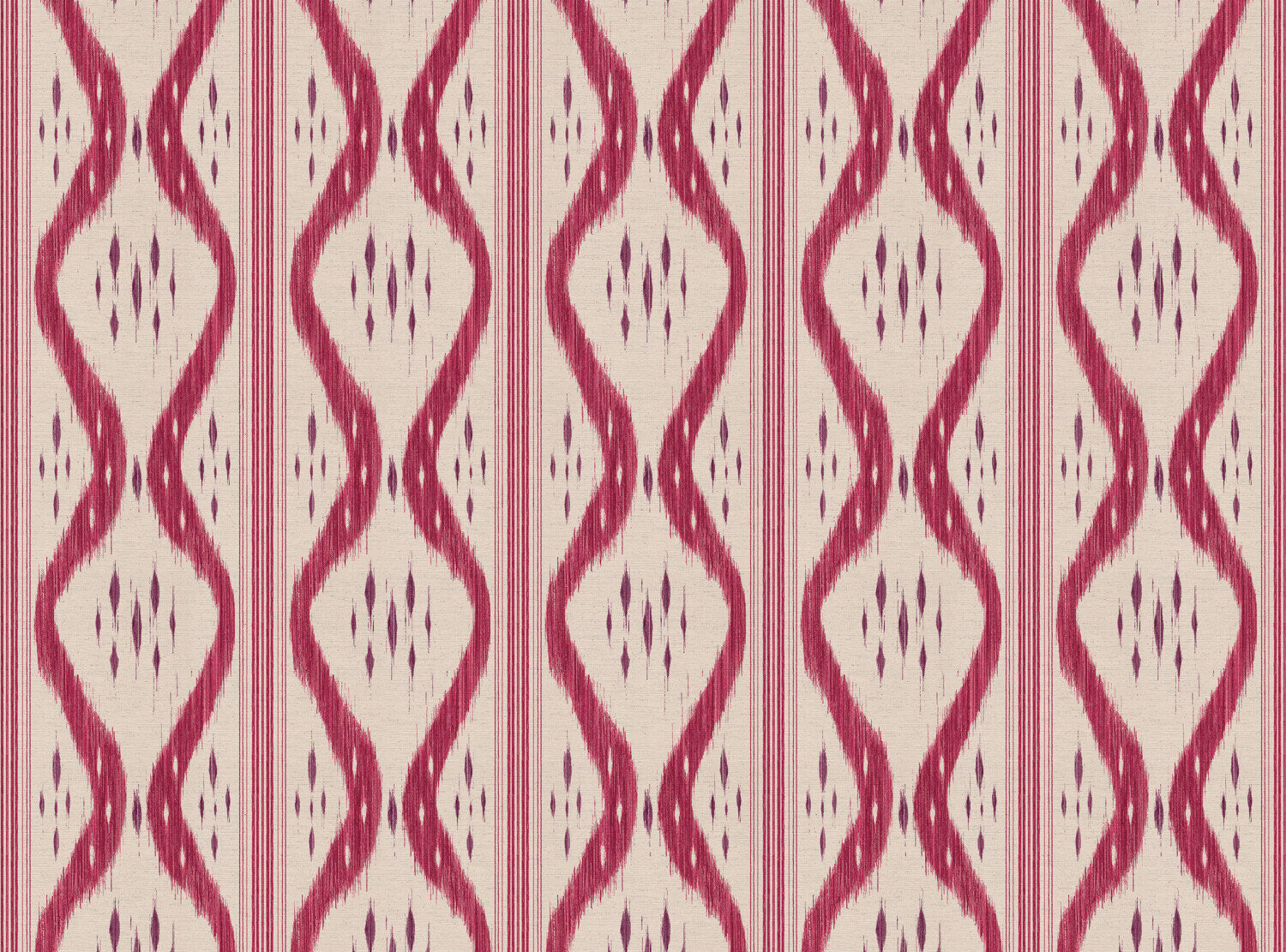 CW: Indienne red and purple | BASE: Natural Luxury Linen
