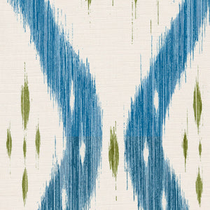 Blue and moss green