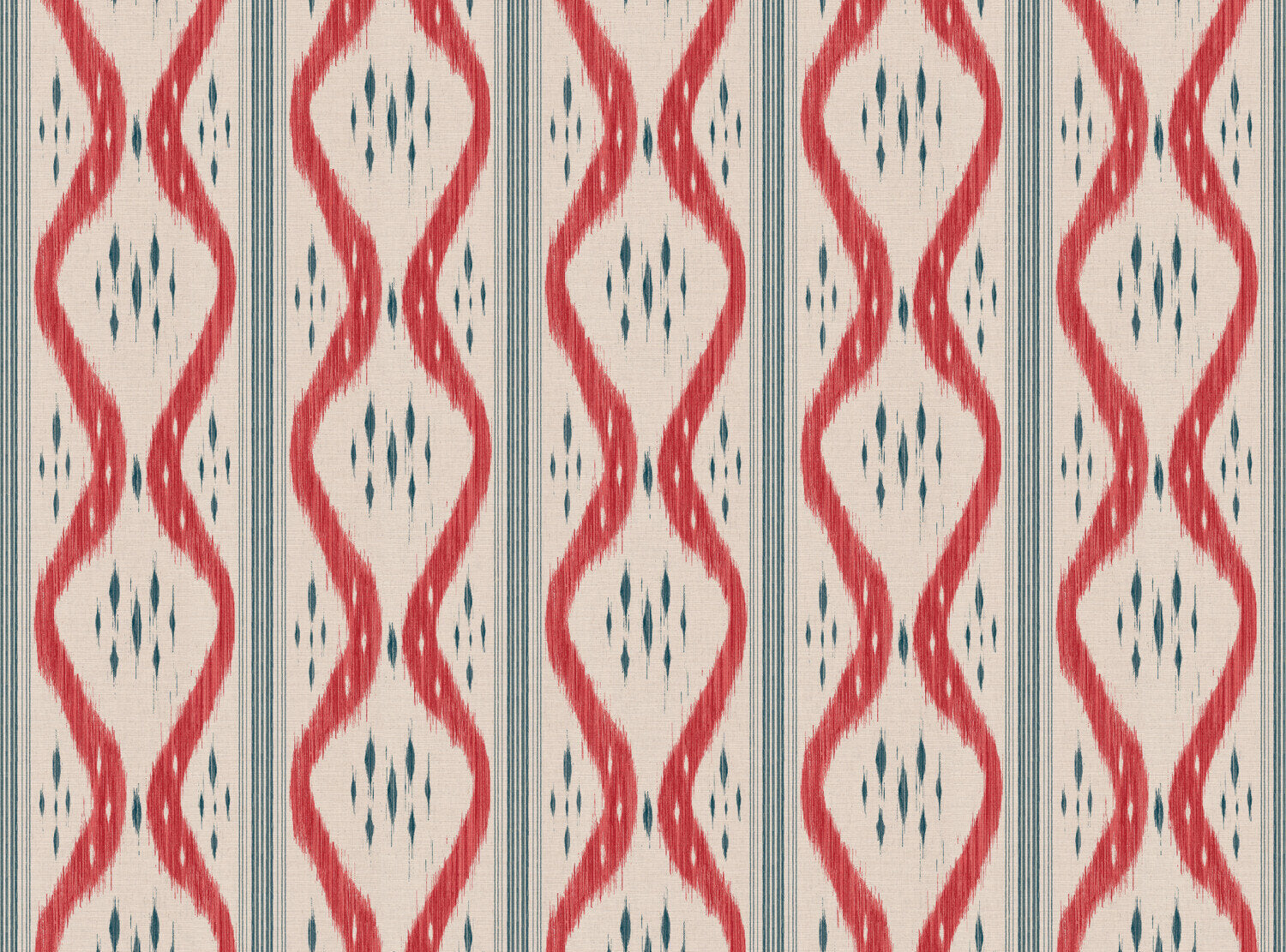 CW: Coral and grey blue | BASE: Mercia Linen
