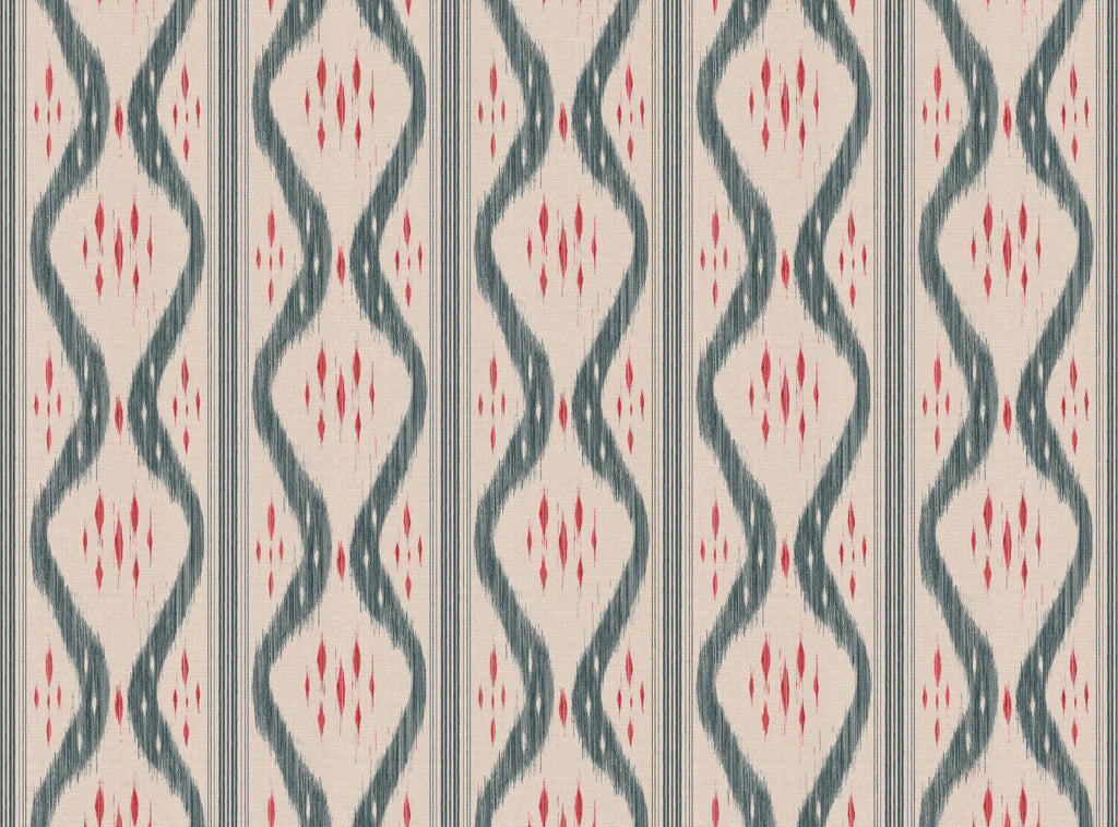 CW: Grey blue and coral | BASE: Mercia Linen
