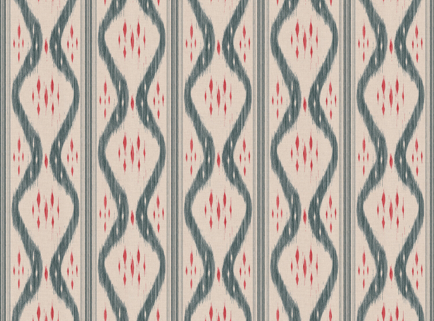 CW: Grey blue and coral | BASE: Mercia Linen
