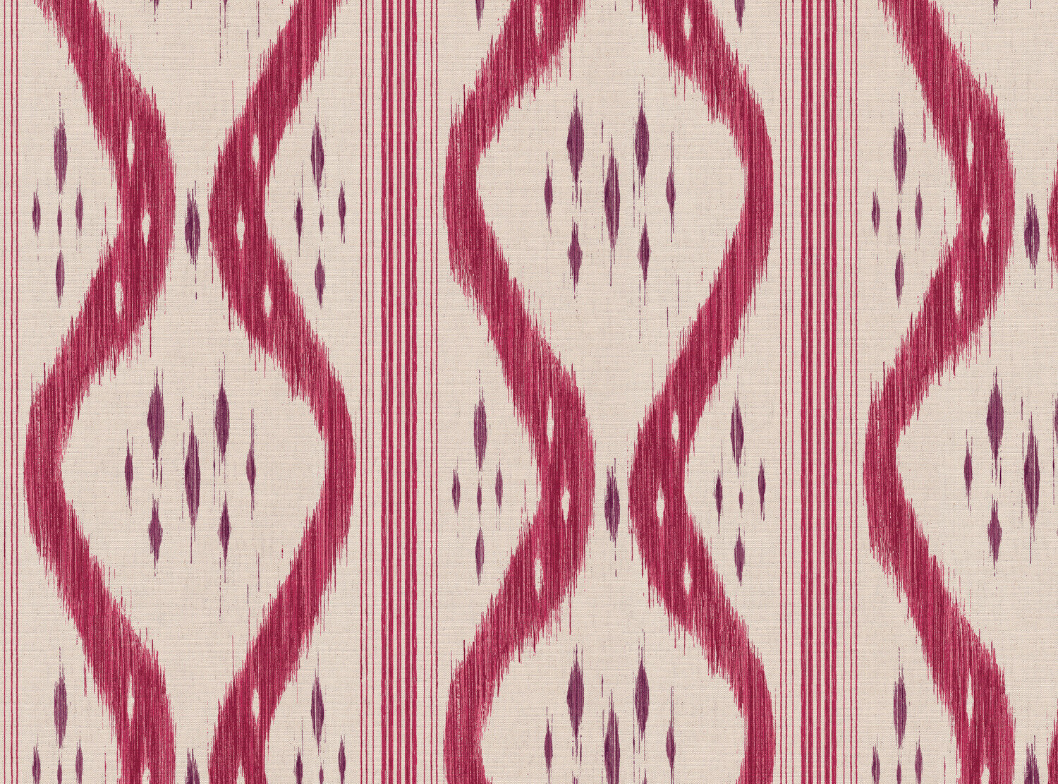CW: Indienne red and purple | BASE: Mercia Linen
