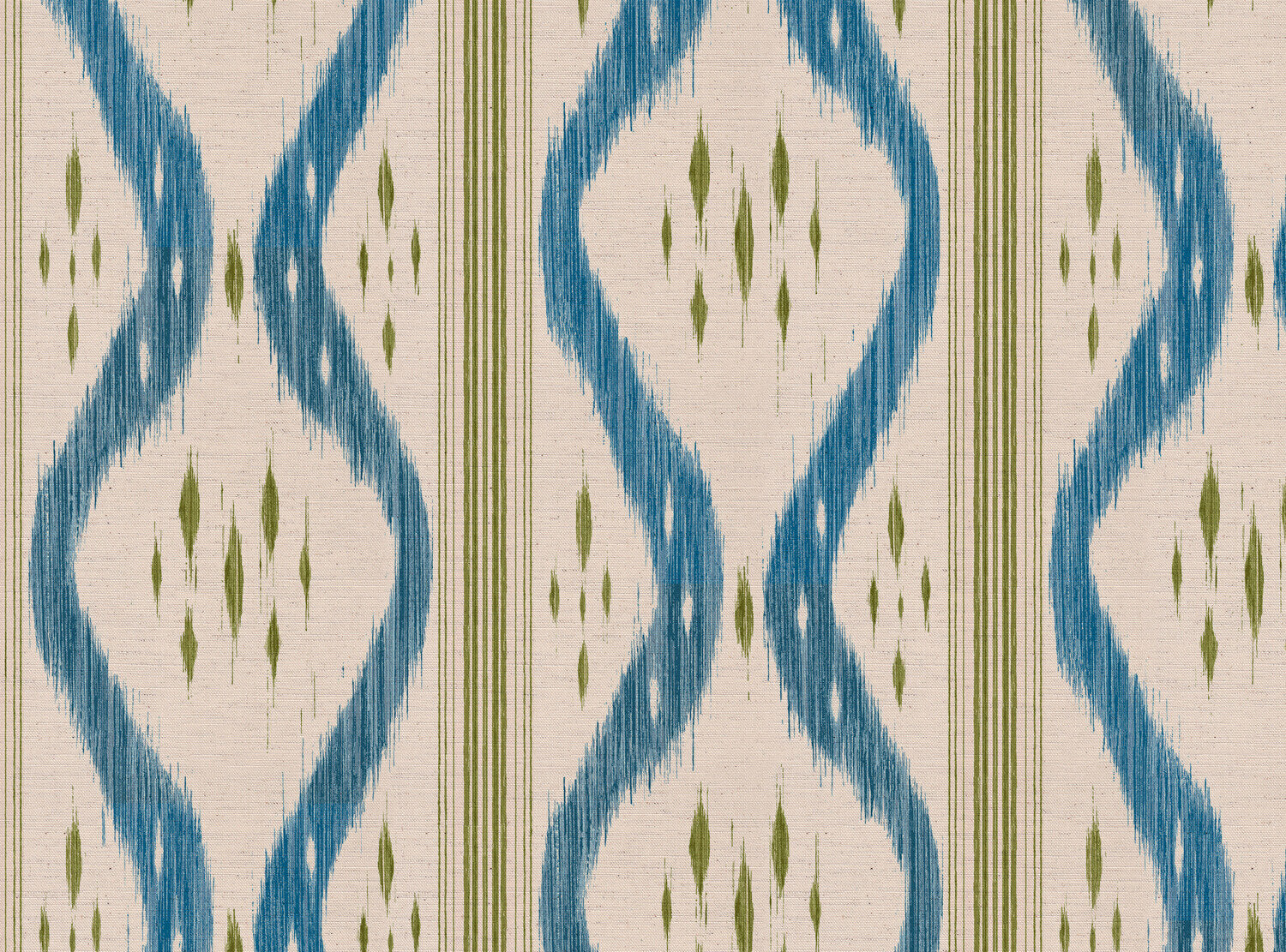 CW: Blue and moss green | BASE: Natural Luxury Linen