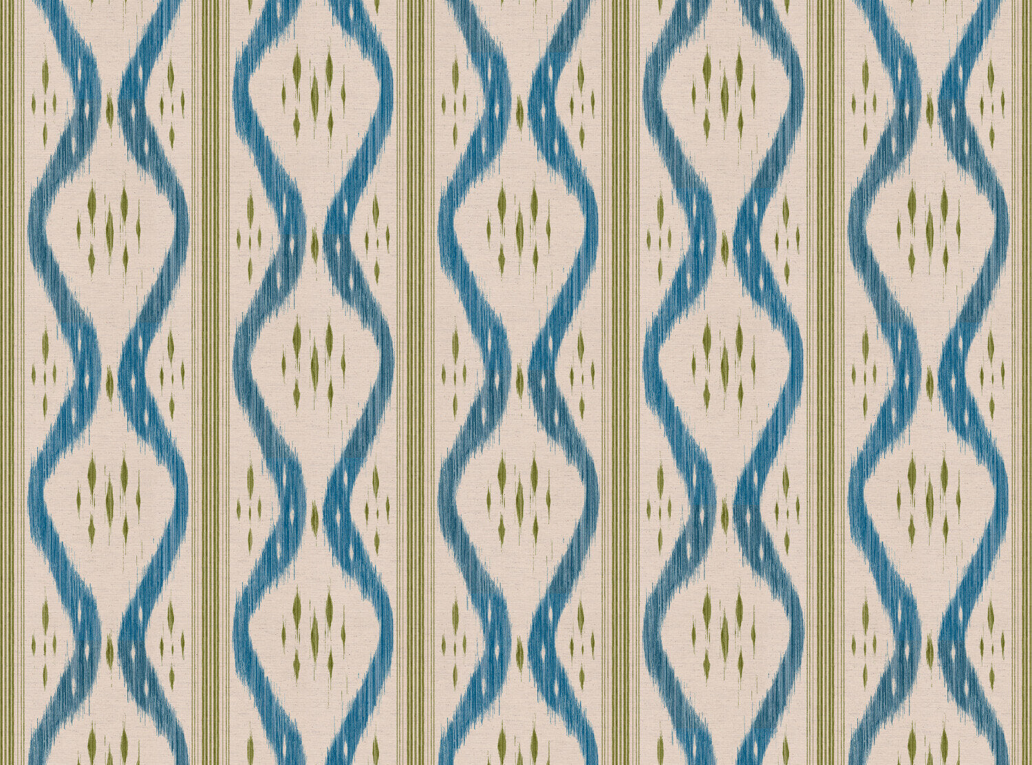 CW: Blue and moss green | BASE: Natural Luxury Linen
