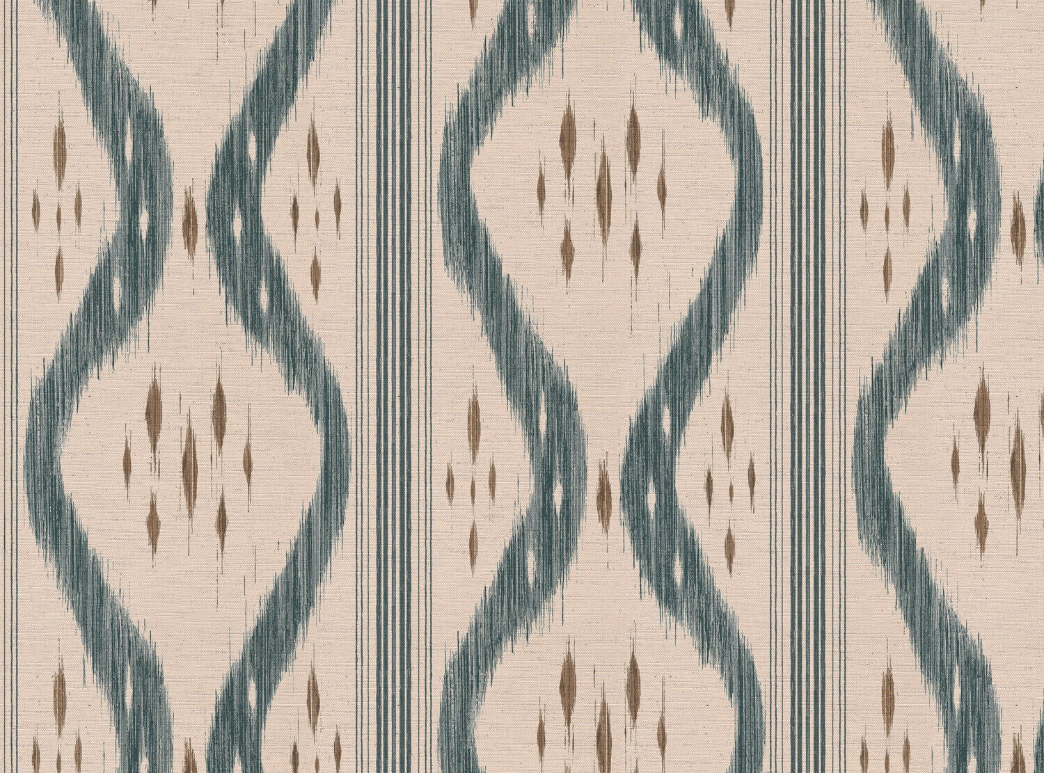 CW: Green blue and brown | BASE: Natural Luxury Linen