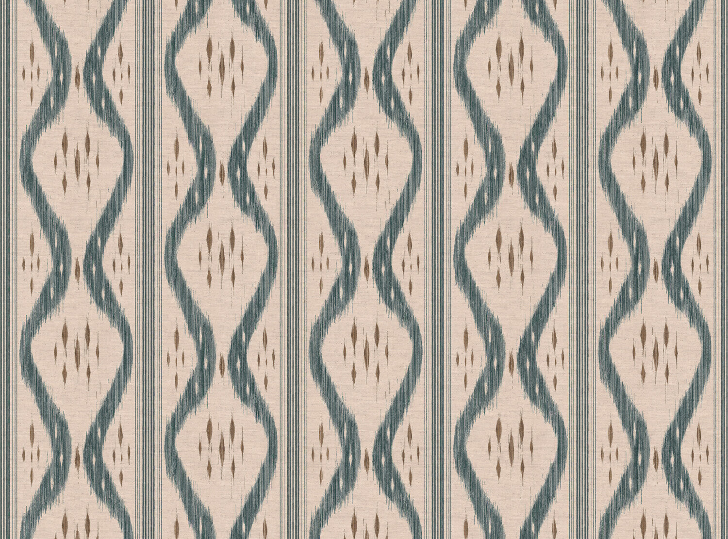 CW: Green blue and brown | BASE: Natural Luxury Linen