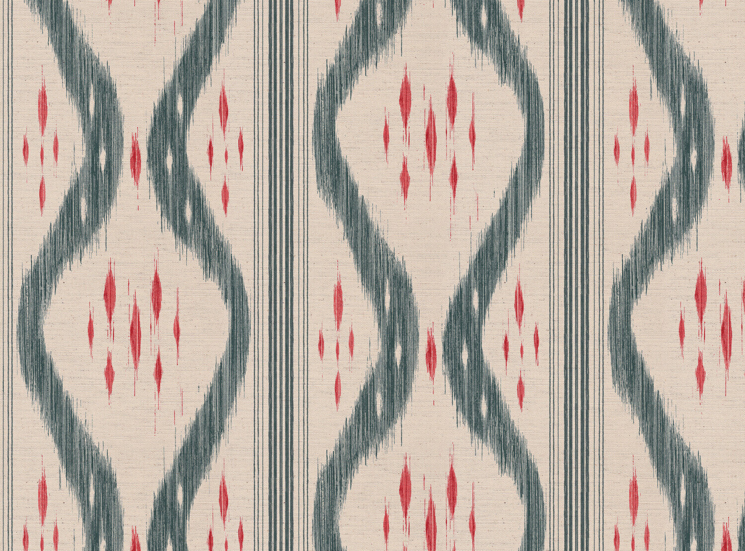 CW: Grey blue and coral | BASE: Natural Luxury Linen