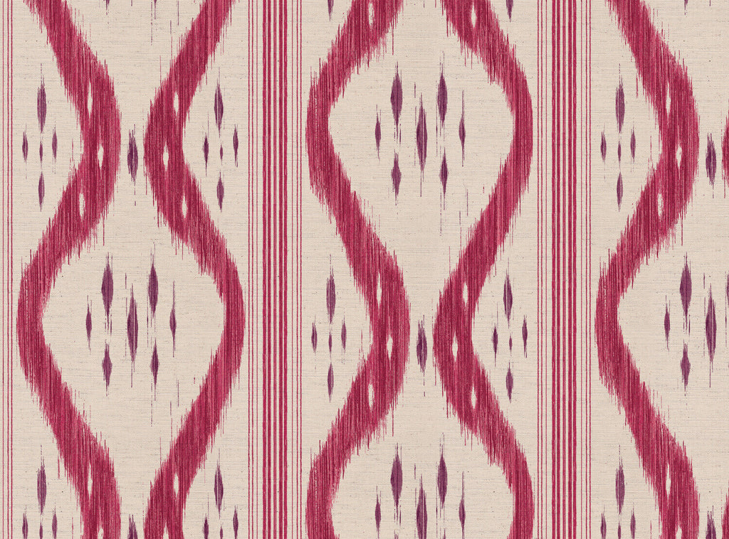 CW: Indienne red and purple | BASE: Natural Luxury Linen