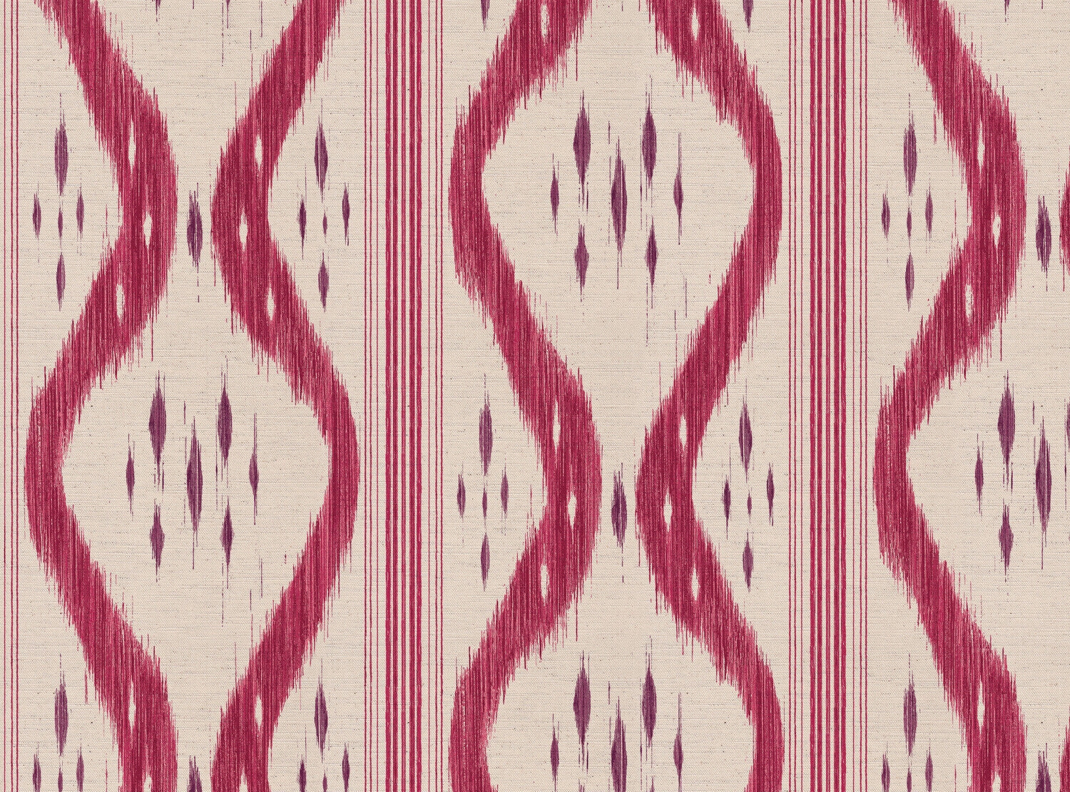 CW: Indienne red and purple | BASE: Natural Luxury Linen