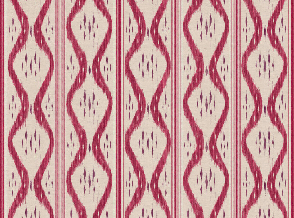 CW: Indienne red and purple | BASE: Natural Luxury Linen