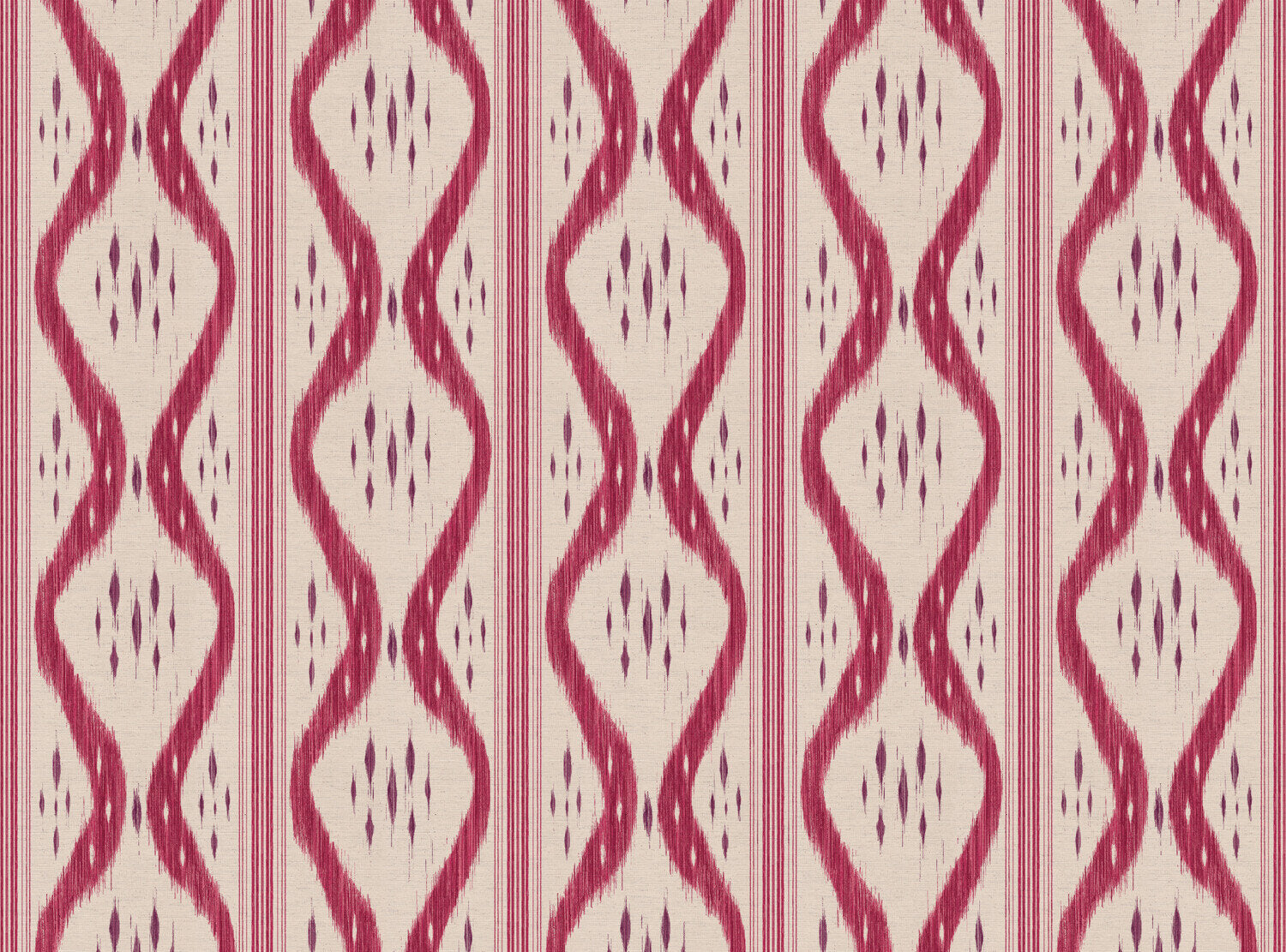CW: Indienne red and purple | BASE: Natural Luxury Linen