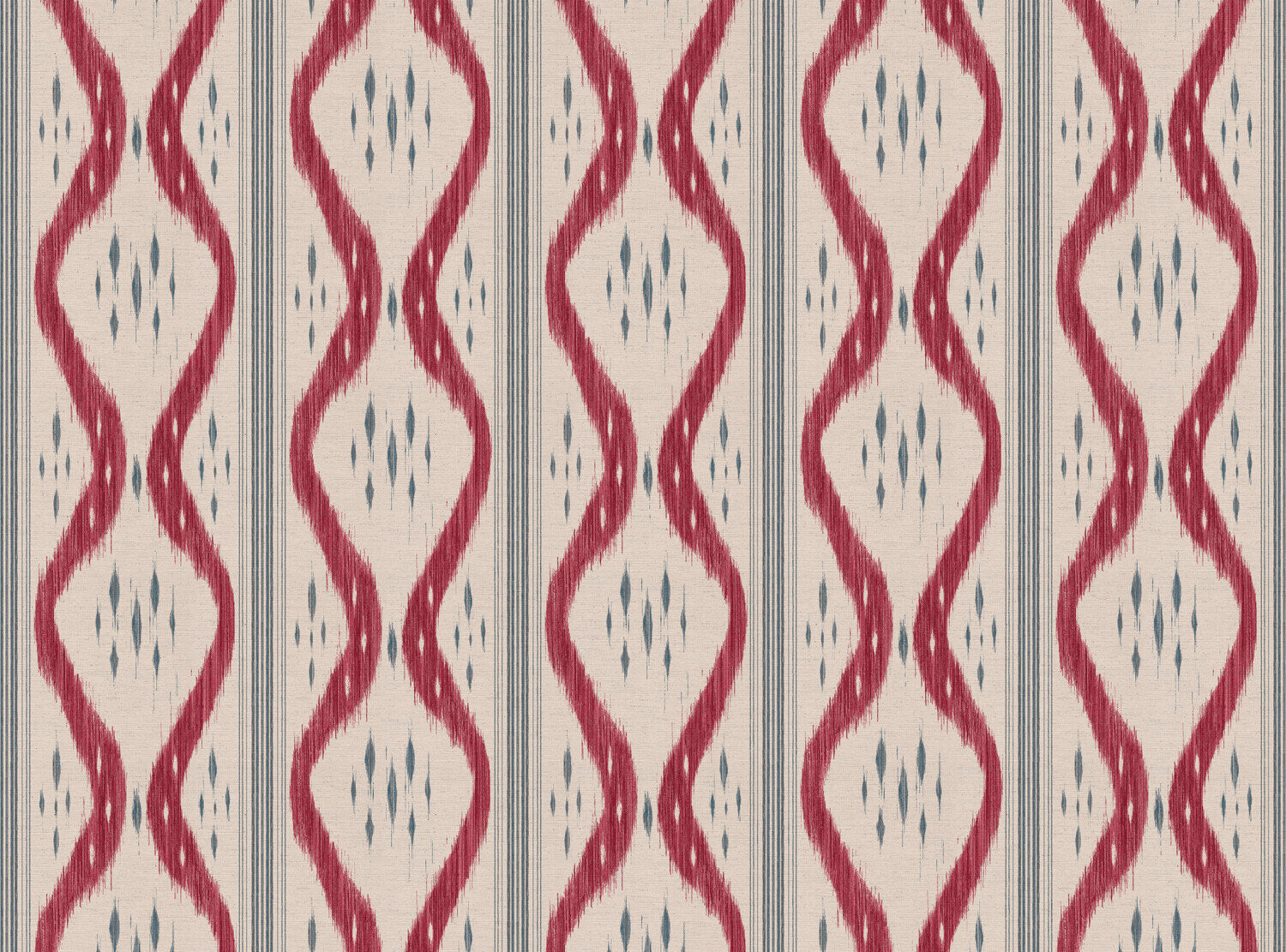 CW: Warm red and grey blue | BASE: Natural Luxury Linen