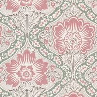 Soft pink and green
