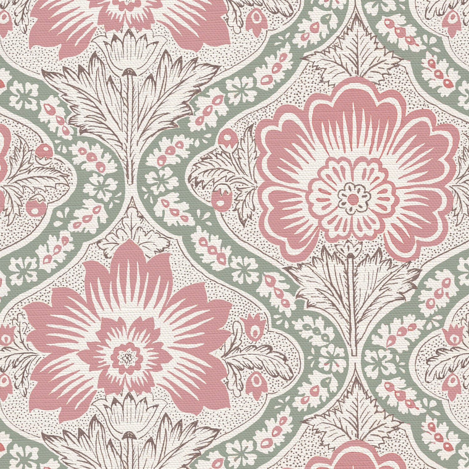 CW: Soft pink and green | BASE: Luxury Linen | HERO