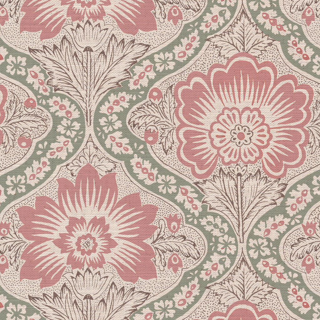 CW: Soft pink and green | BASE: Mercia Linen | HERO