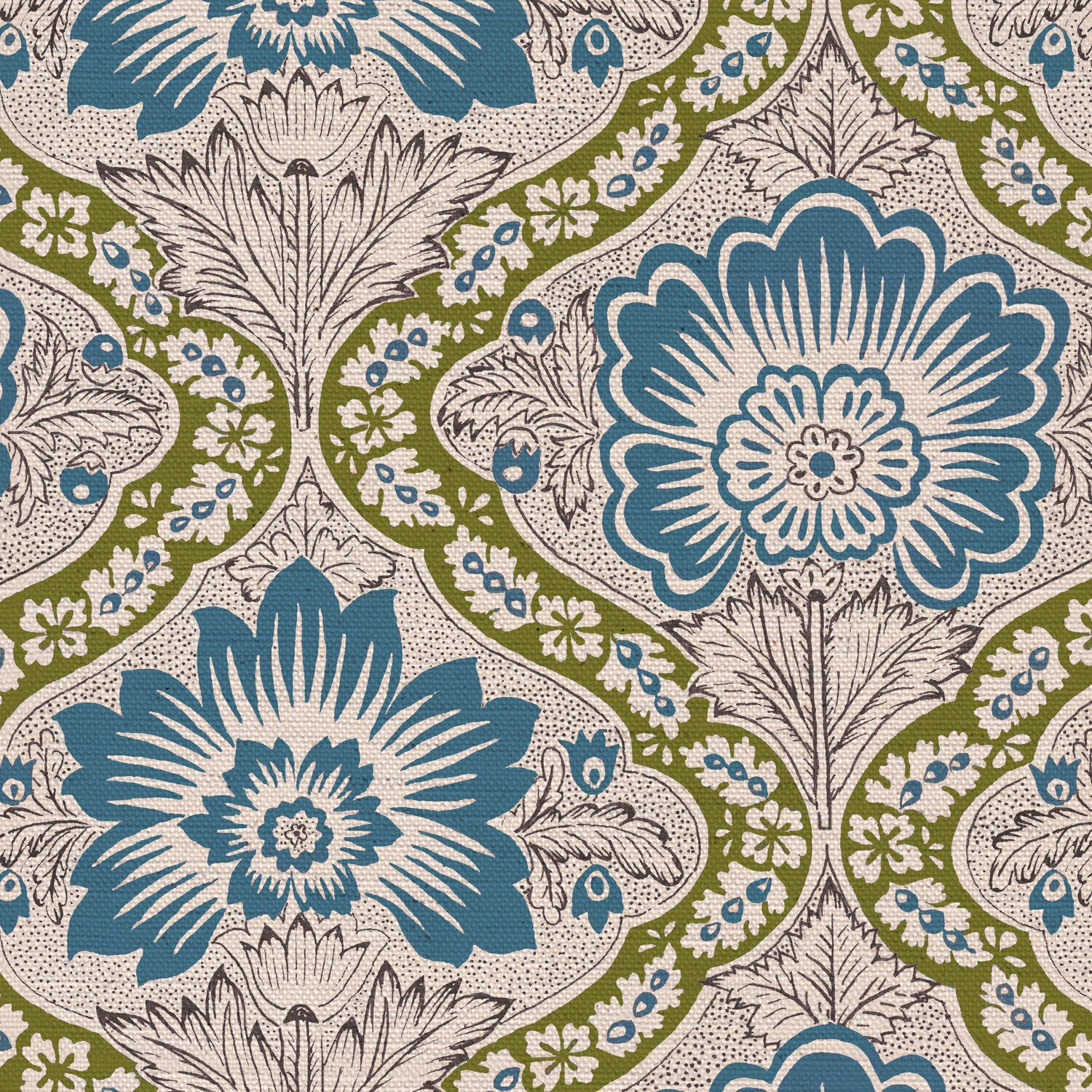 CW: Blue and green | BASE: Natural Luxury Linen | HERO