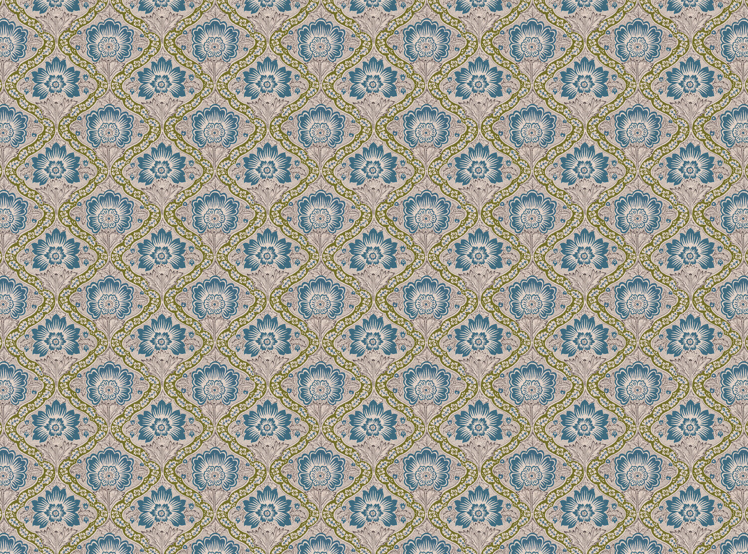 CW: Blue and green | BASE: Natural Luxury Linen