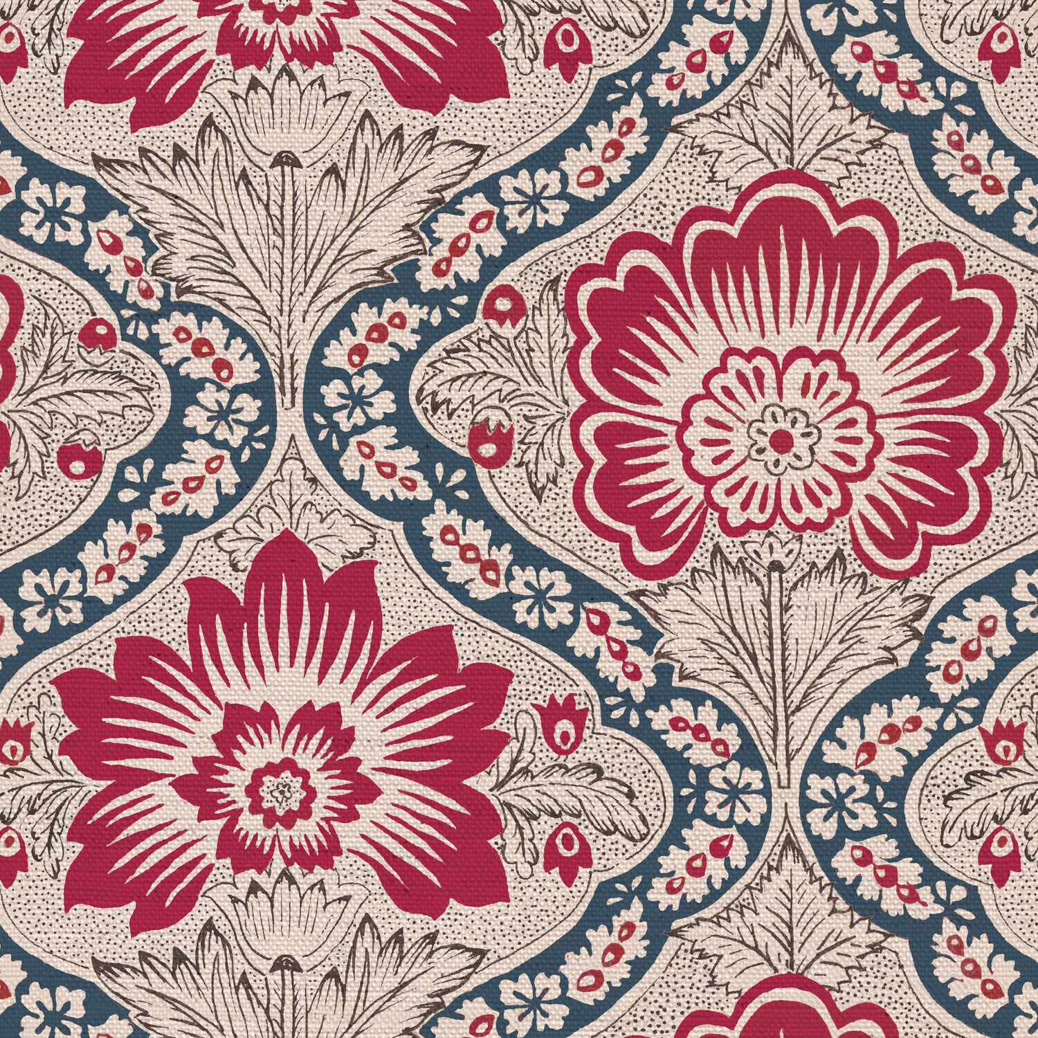 CW: Red and blue | BASE: Natural Luxury Linen | HERO