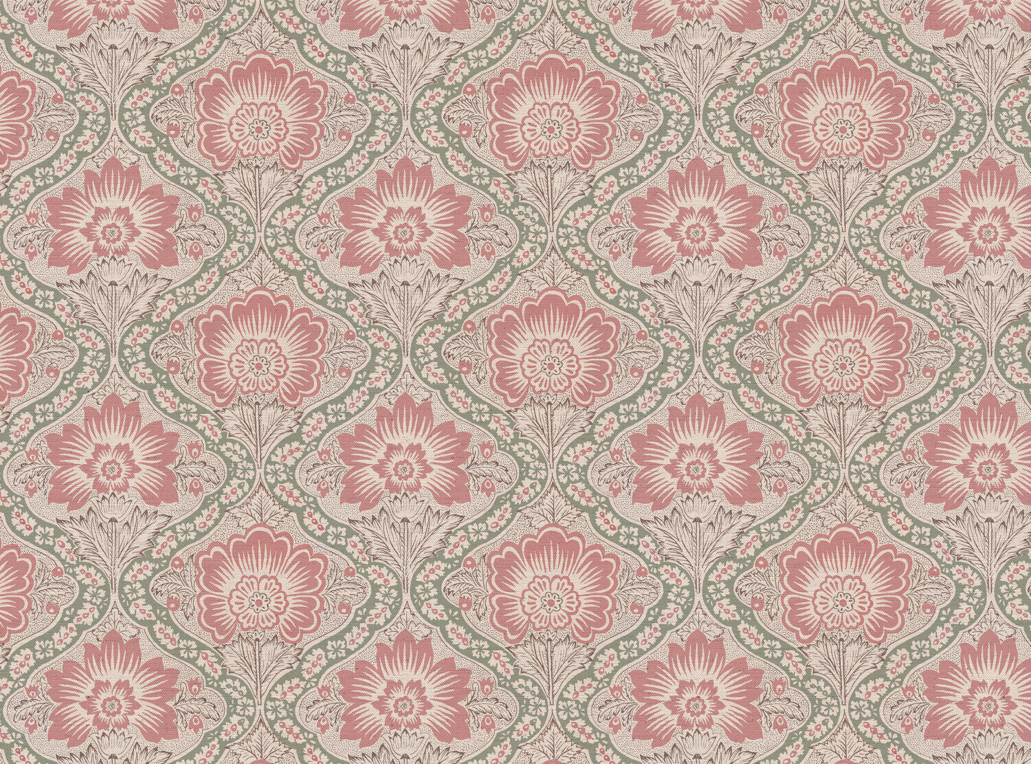 CW: Soft pink and green | BASE: Natural Luxury Linen