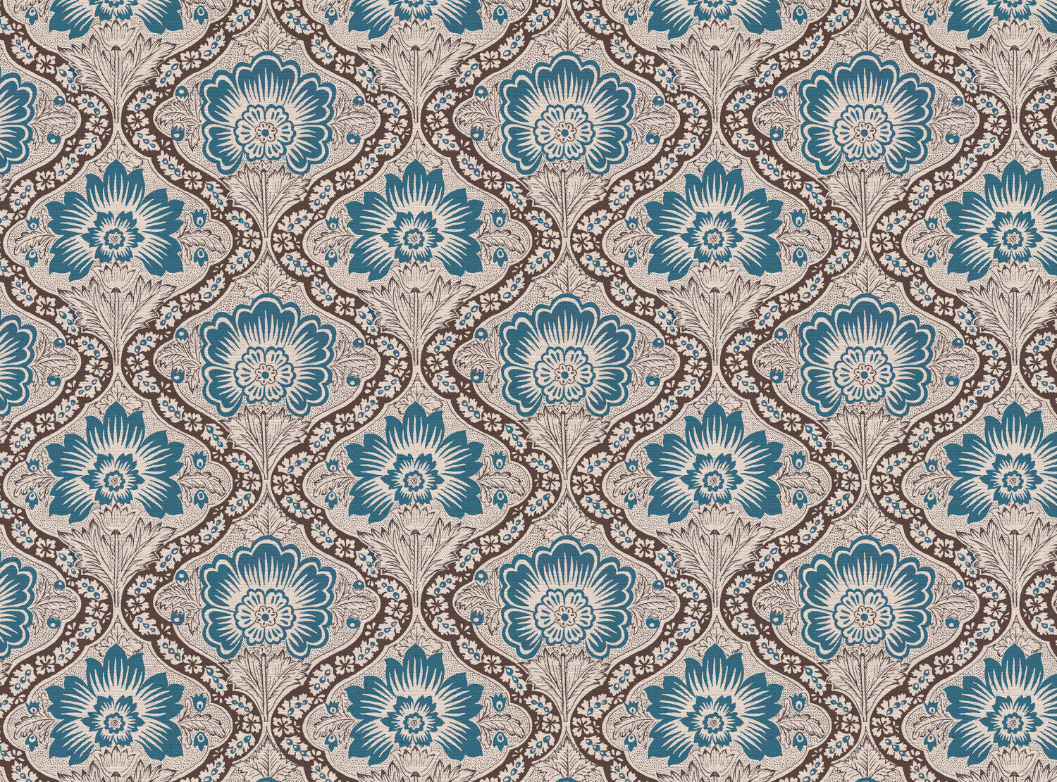 CW: Azure and chocolate | BASE: Natural Luxury Linen