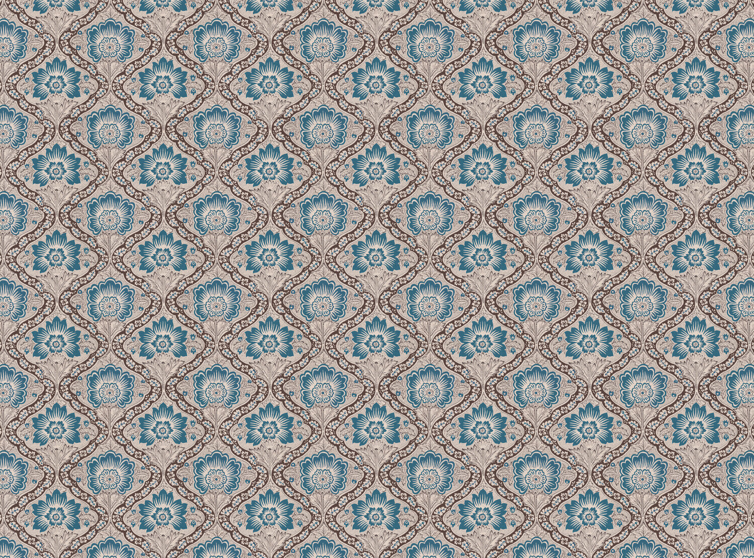 CW: Azure and chocolate | BASE: Natural Luxury Linen