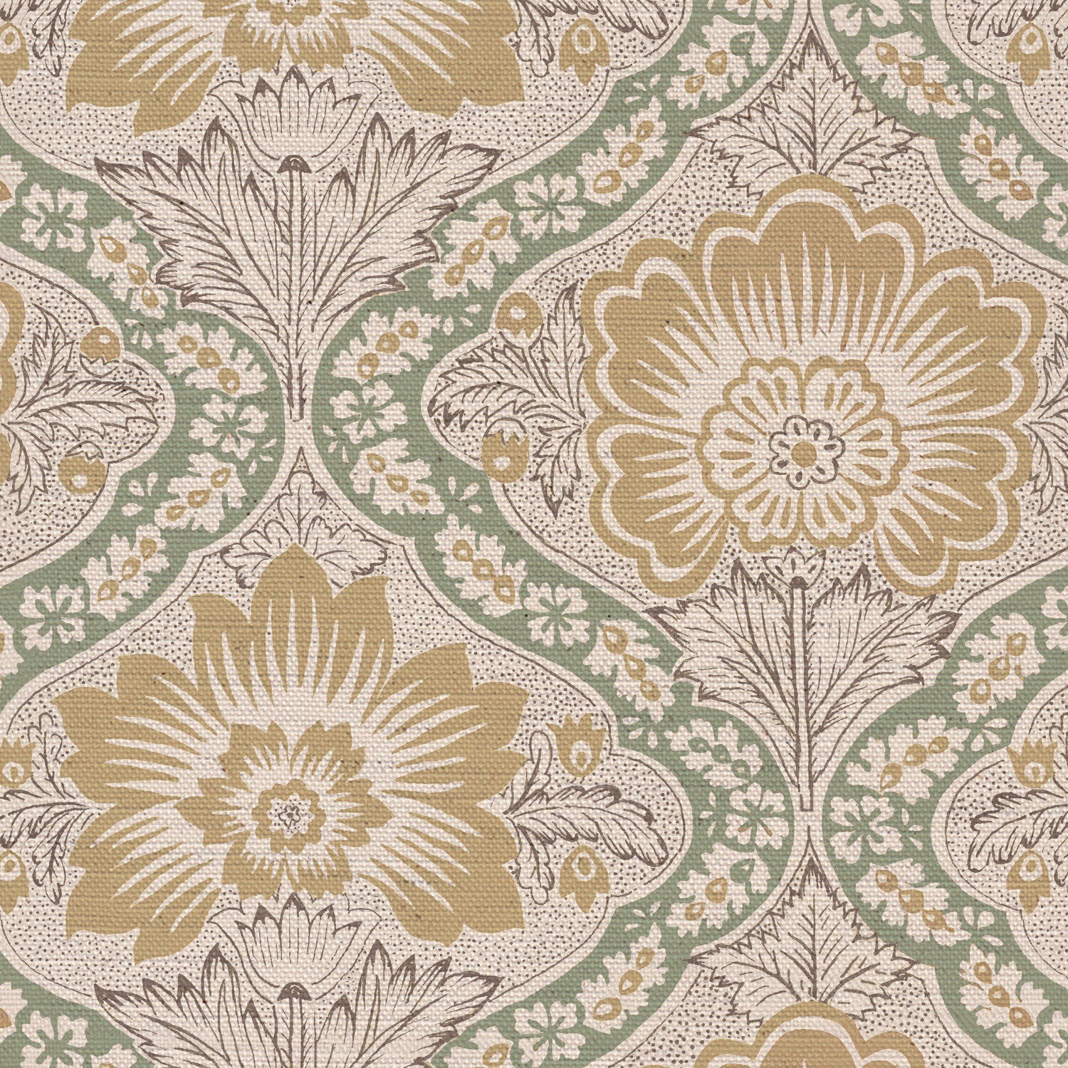 CW: Soft yellow and green | BASE: Natural Luxury Linen | HERO