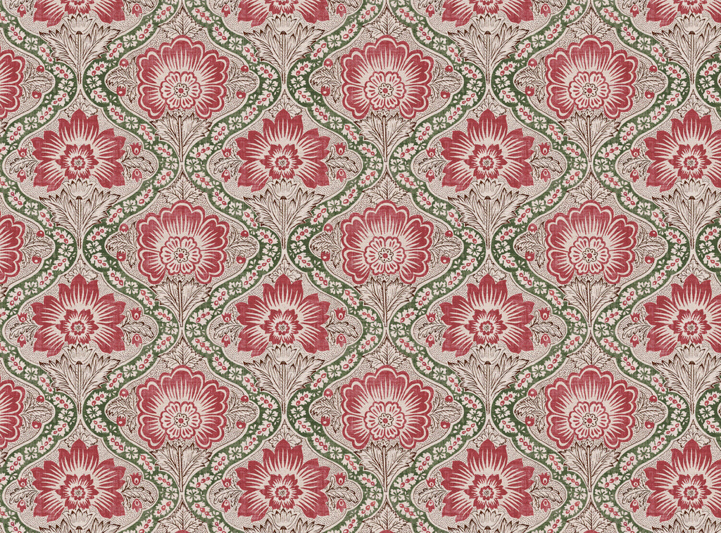 CW: Pink rouge and green | BASE: Natural Luxury Linen