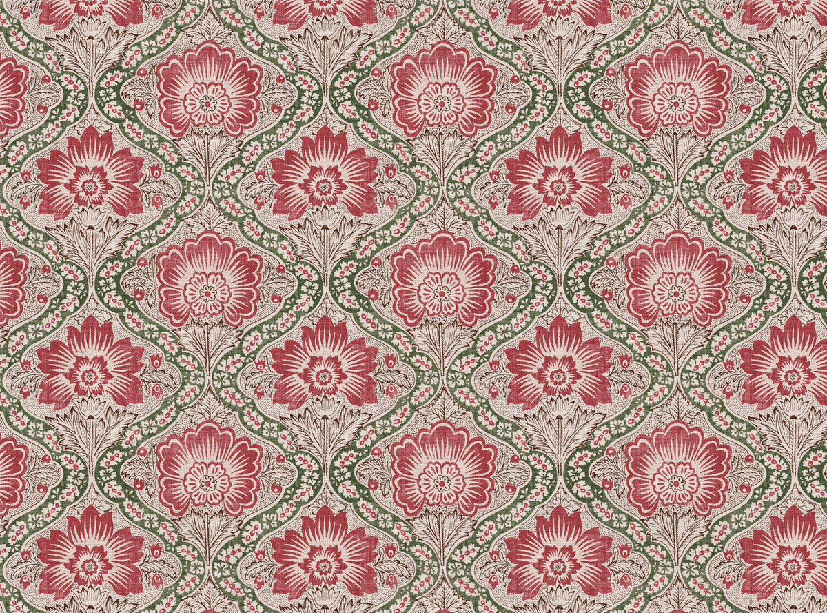 CW: Pink rouge and green | BASE: Natural Luxury Linen