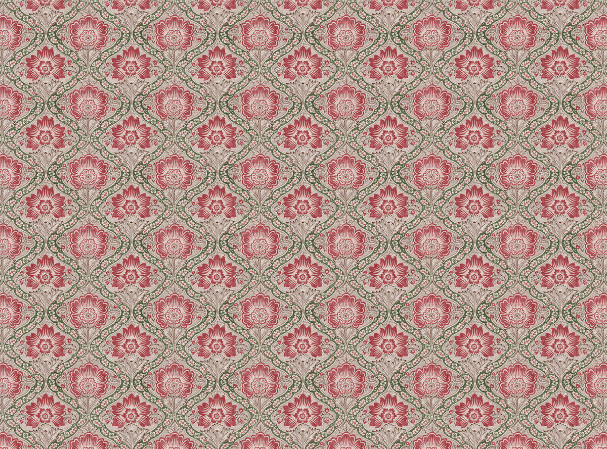 CW: Pink rouge and green | BASE: Natural Luxury Linen