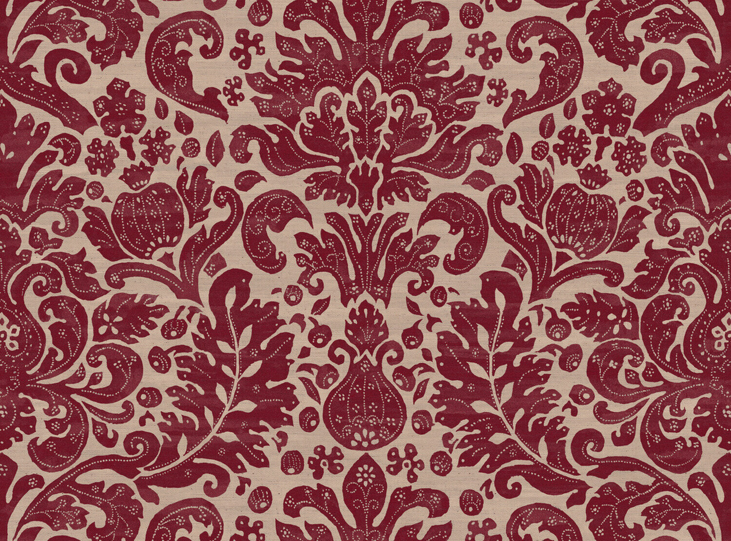 CW: Deep red | BASE: Natural Luxury Linen