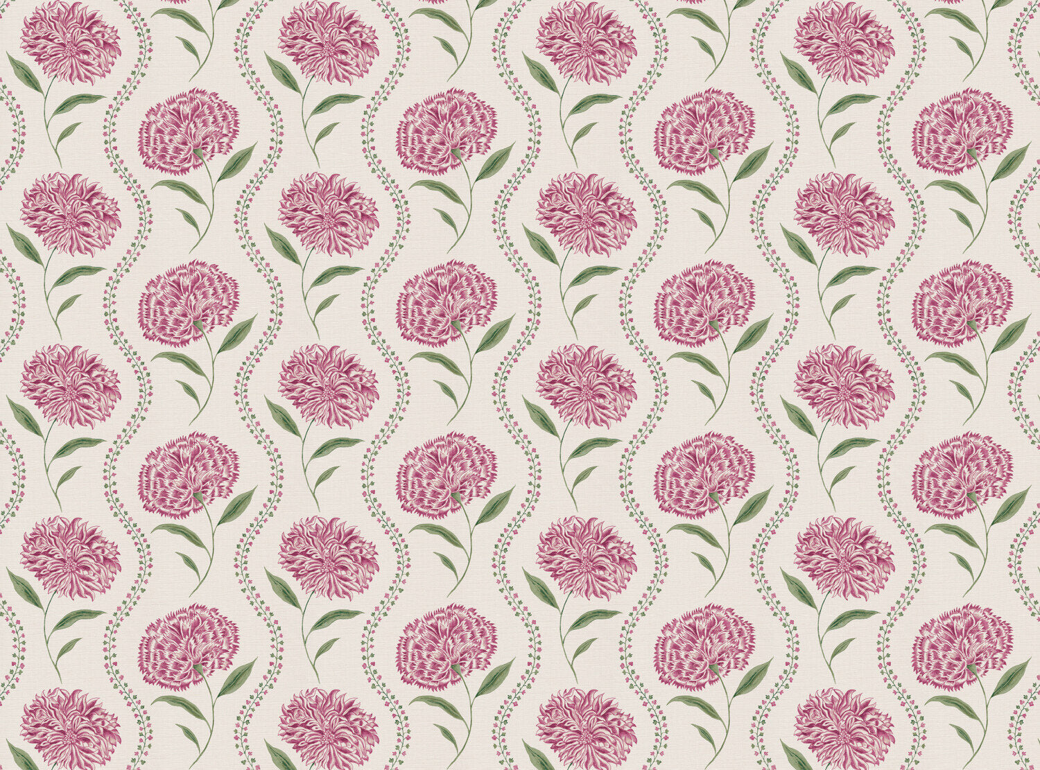 CW: Carmine pink and green | BASE: Luxury Linen
