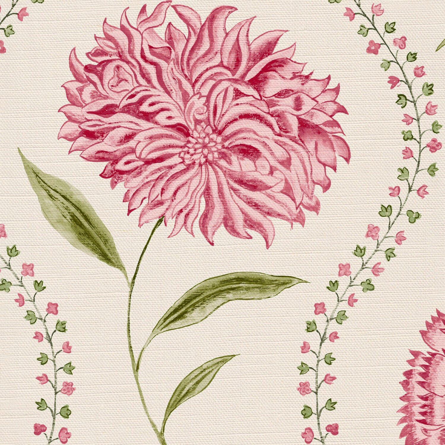 CW: Pink rouge and green | BASE: Luxury Linen | HERO
