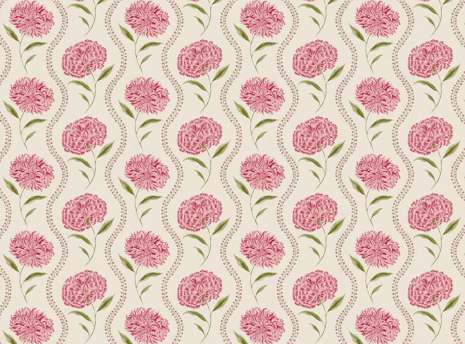 CW: Pink rouge and green | BASE: Luxury Linen