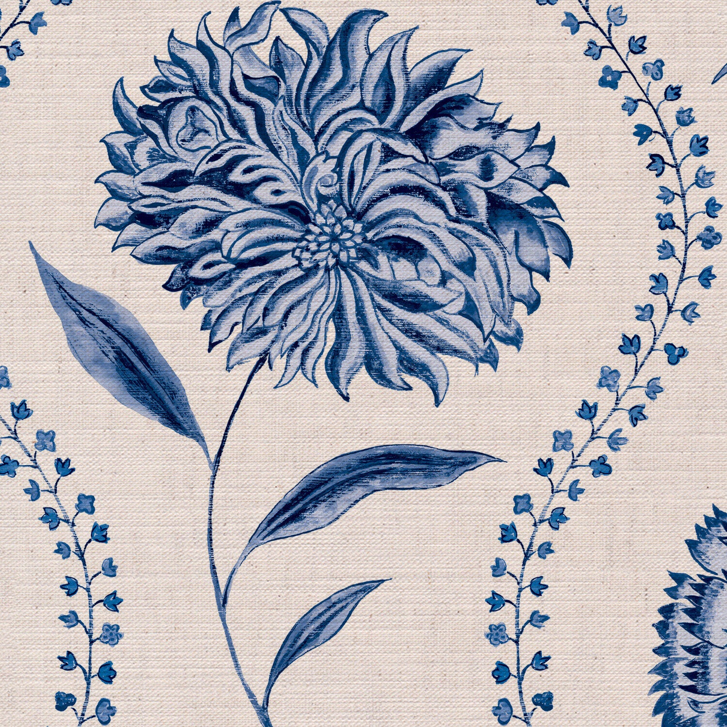 CW: Bright indigo | BASE: Mercia Linen | HERO
