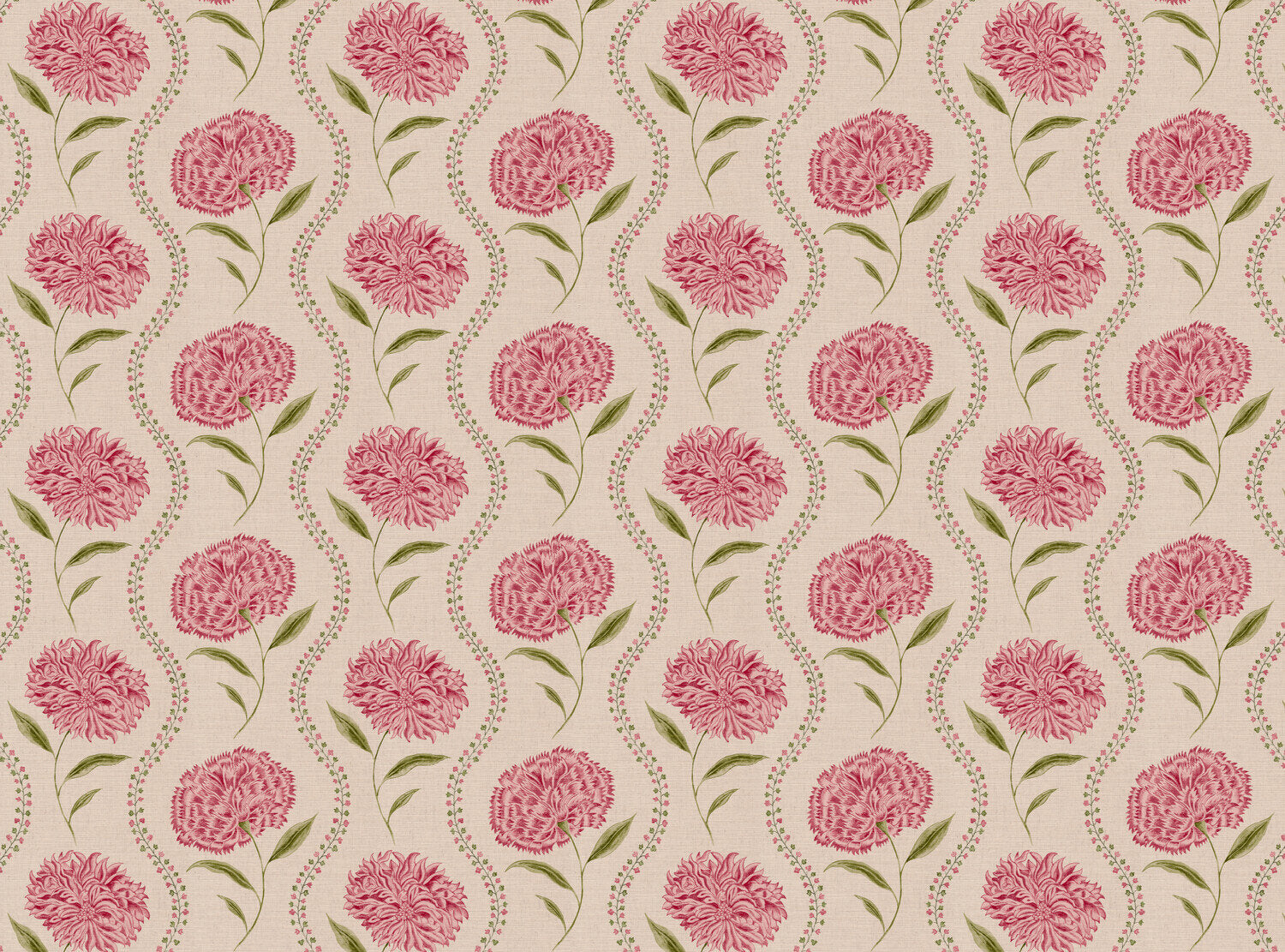 CW: Pink rouge and green | BASE: Mercia Linen