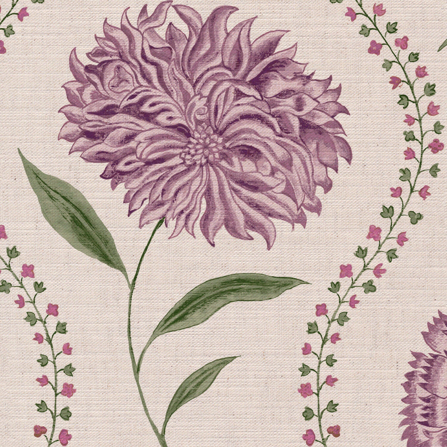 CW: Lavender and fern | BASE: Mercia Linen | HERO