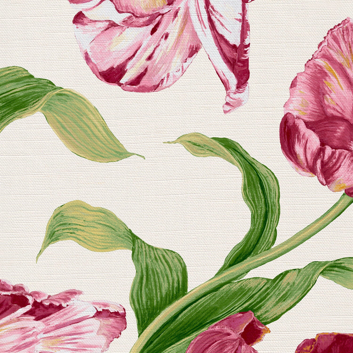 CW: Red pink and green | BASE: Luxury Linen | HERO