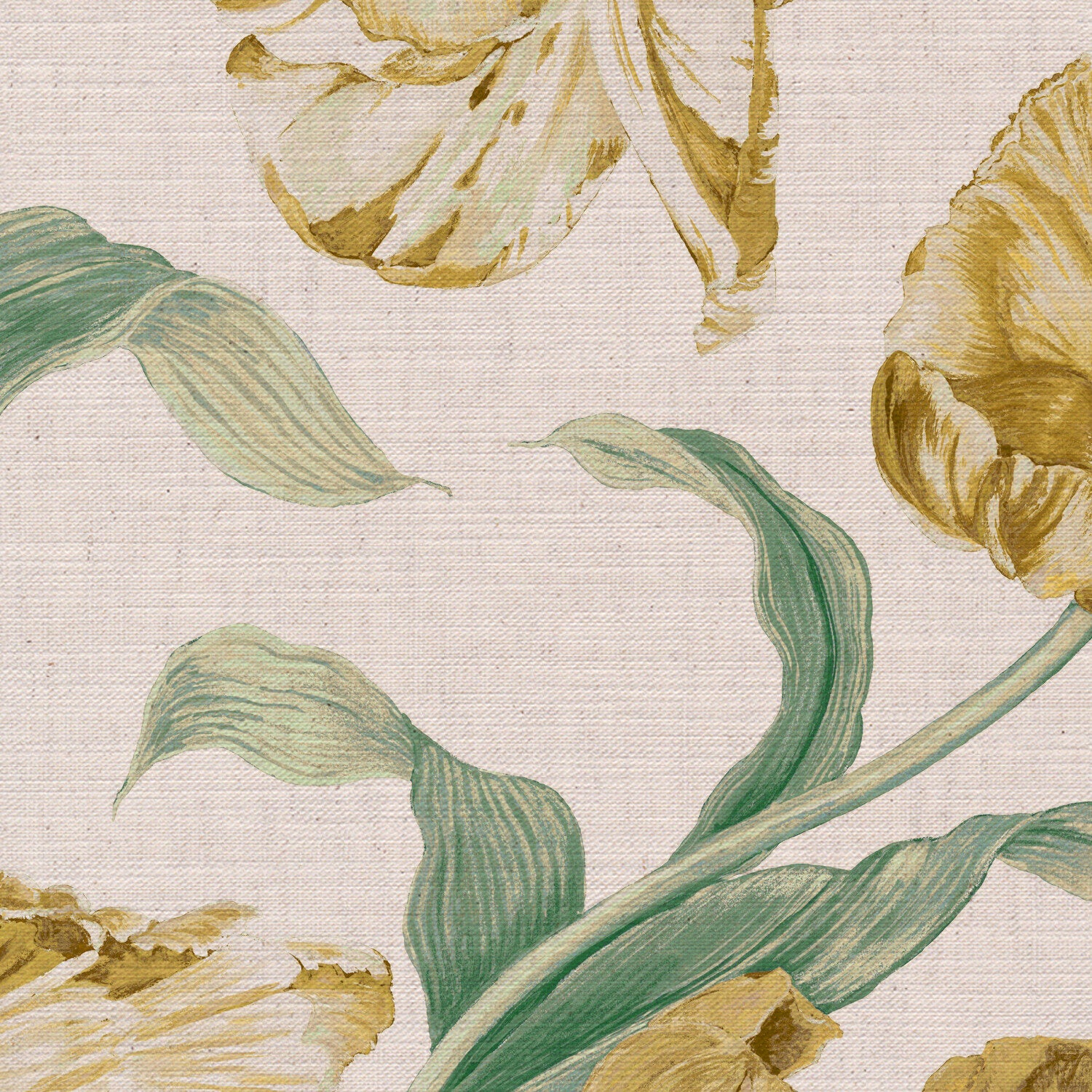 CW: Yellow and soft emerald | BASE: Mercia Linen | HERO