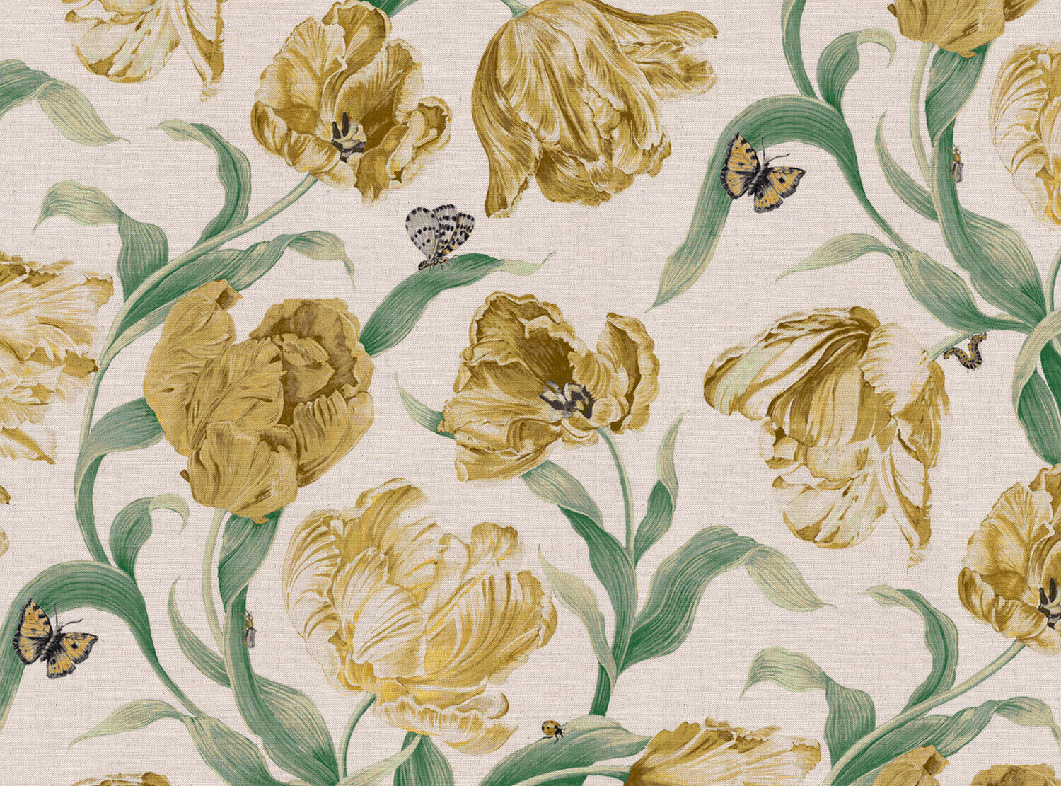 CW: Yellow and soft emerald | BASE: Mercia Linen