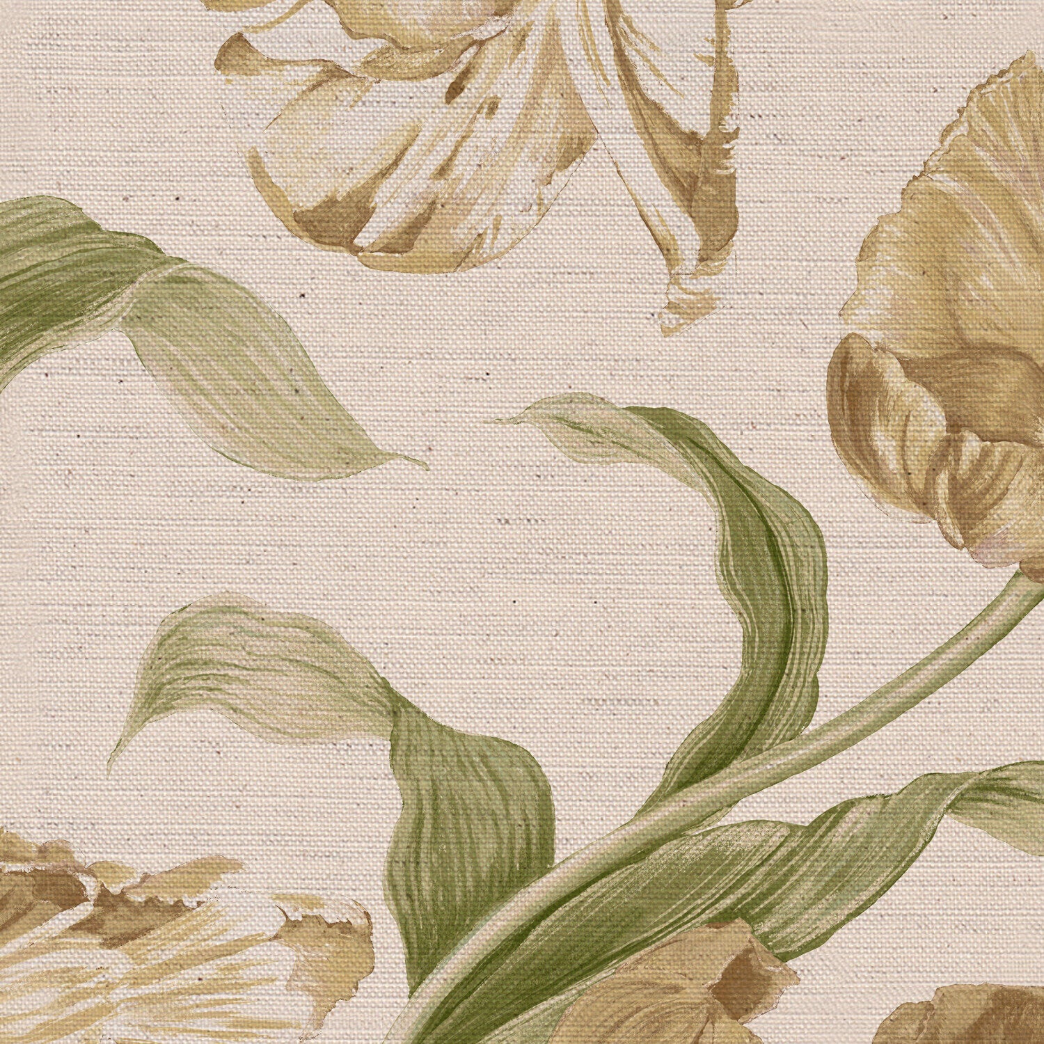 CW: Vintage green and neutral | BASE: Natural Luxury Linen | HERO