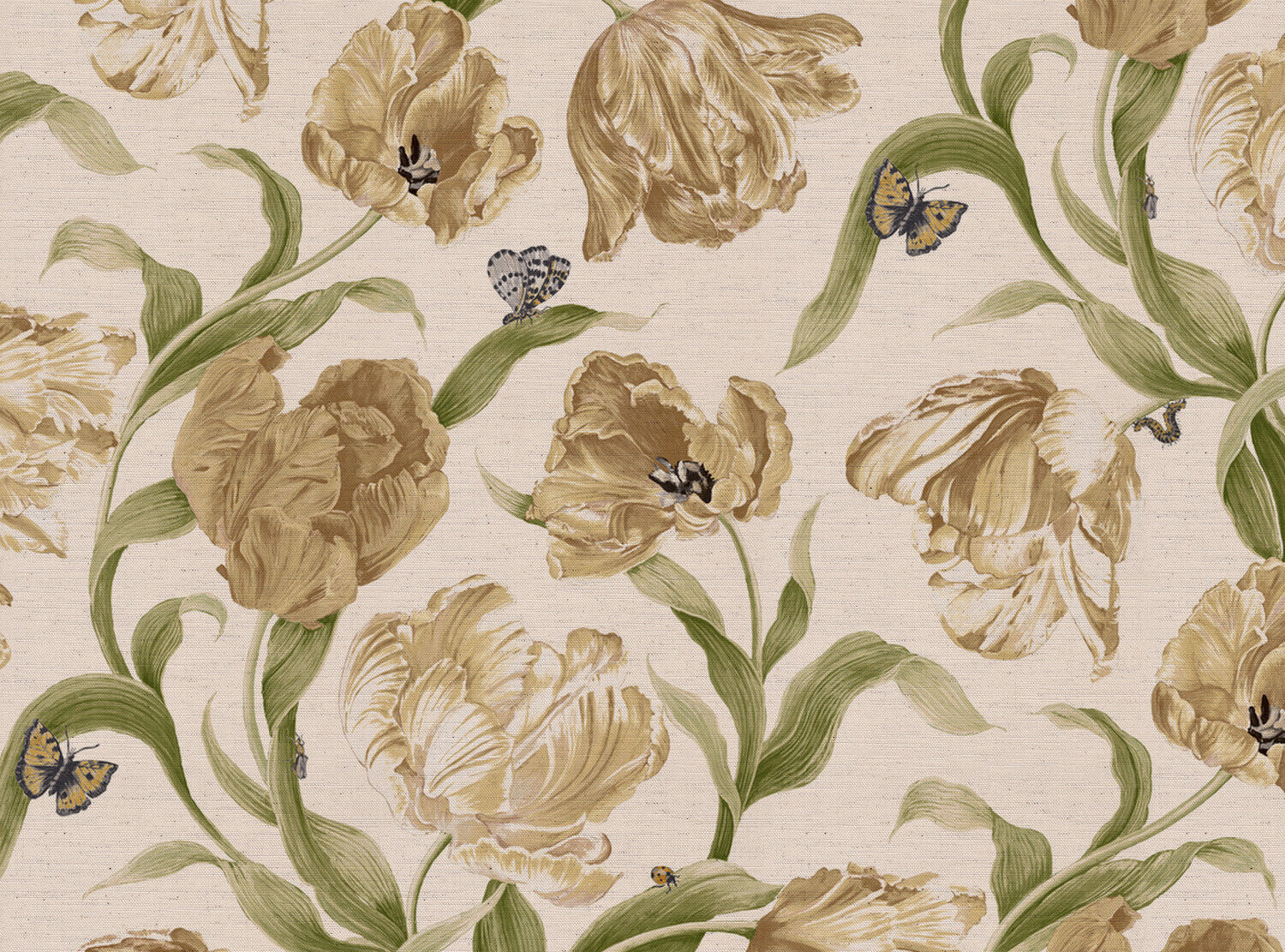 CW: Vintage green and neutral | BASE: Natural Luxury Linen